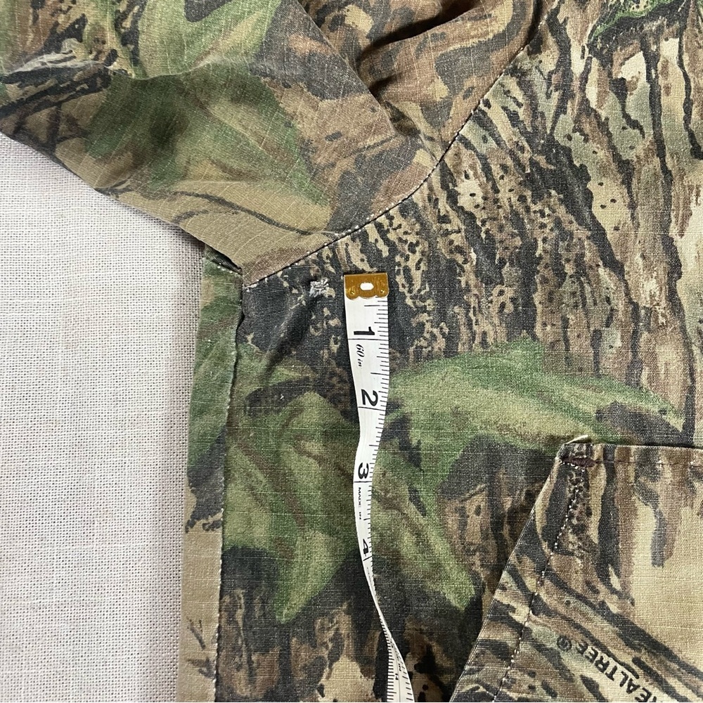 VTG 80s/90s Realtree Camouflage Bomber Snap Jacket by Liberty Made in USA - Picture 10 of 14